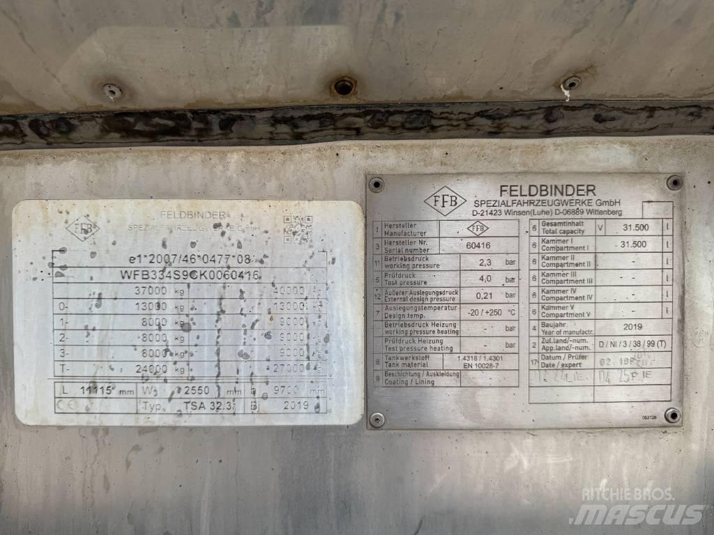 Feldbinder TSA 32.3 Remorque citerne
