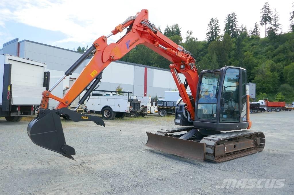 Hitachi zx75ur-5B Pelle sur chenilles