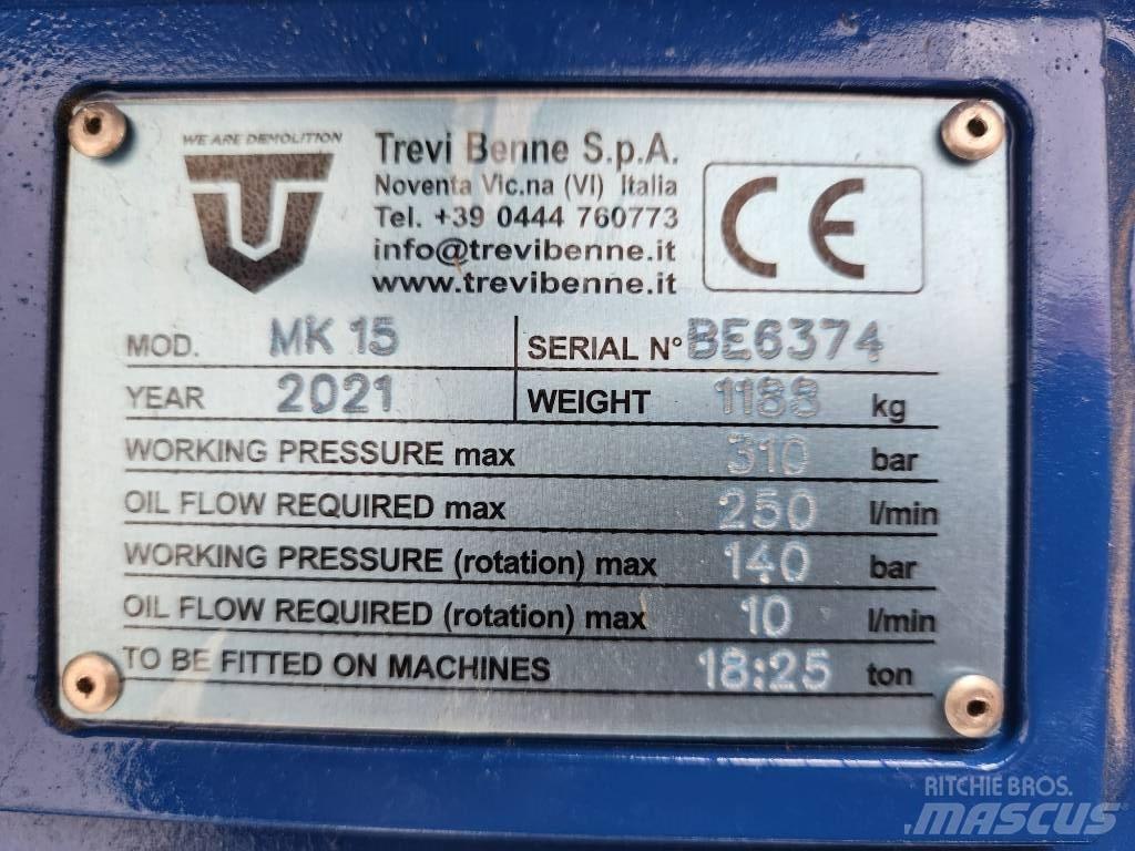Trevibenne MK15 Concasseur