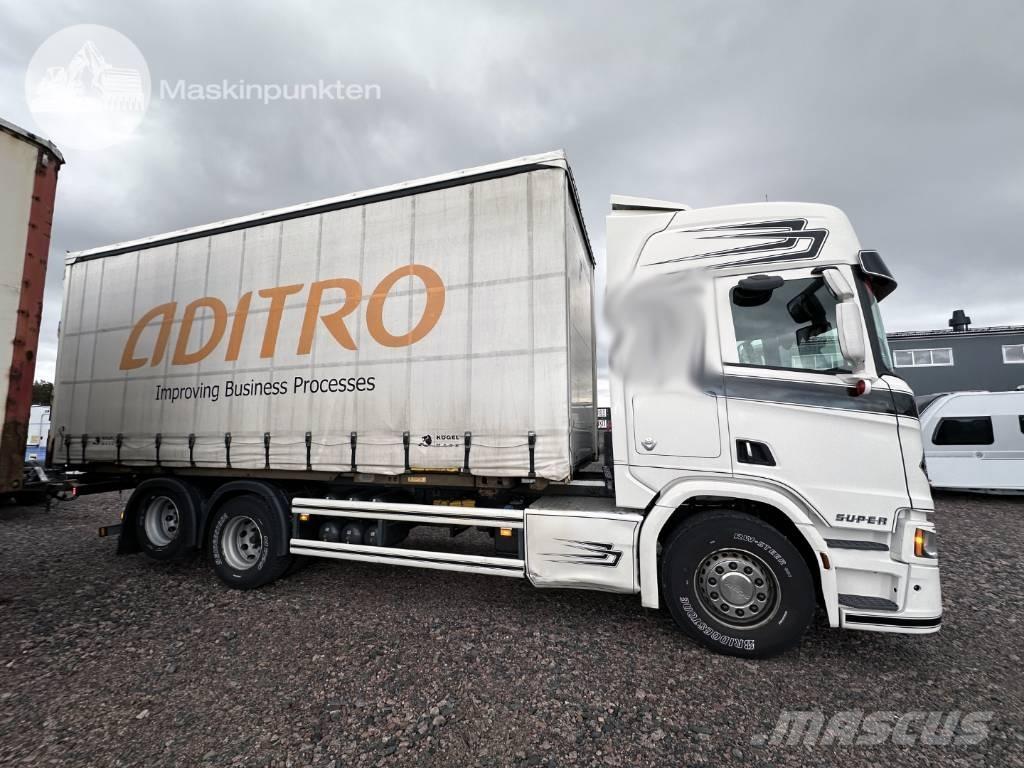 Scania R 580 Camion porte container