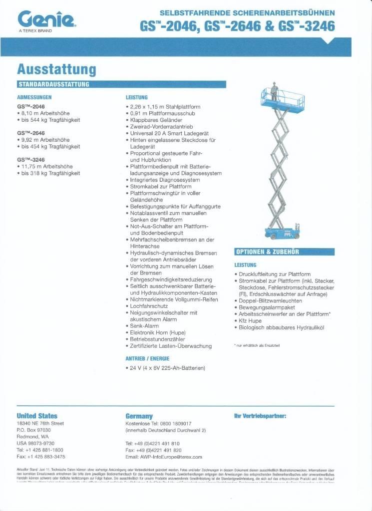Genie GS 2646 Nacelle ciseaux