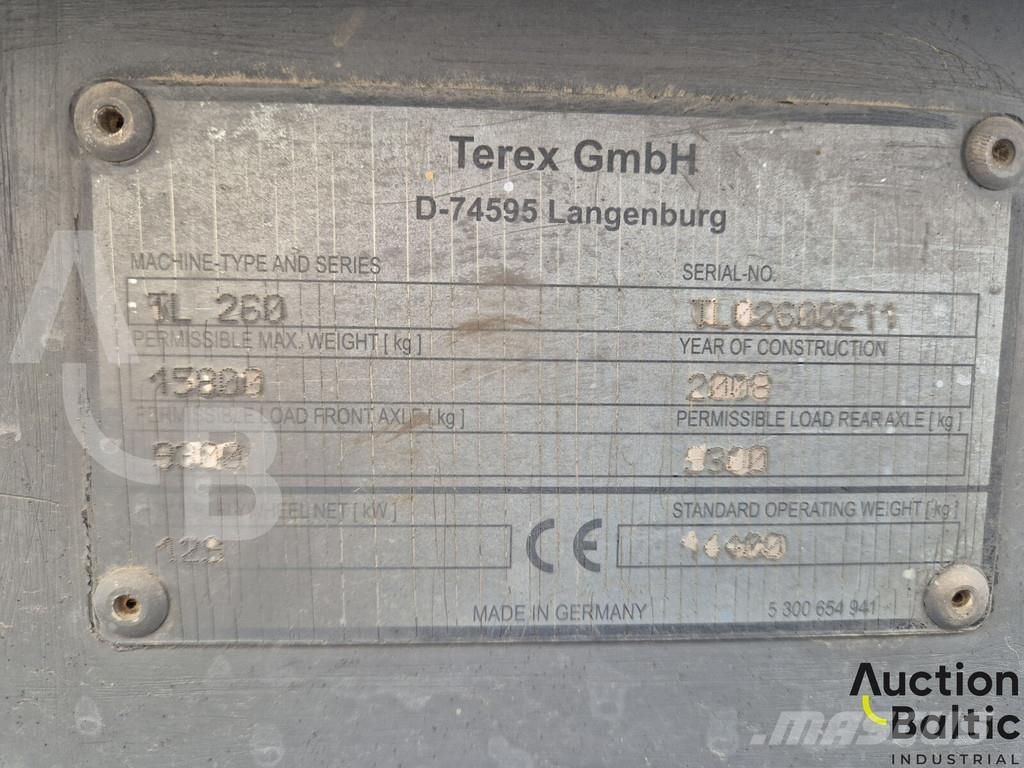 Terex TL 260 Chargeuse sur pneus