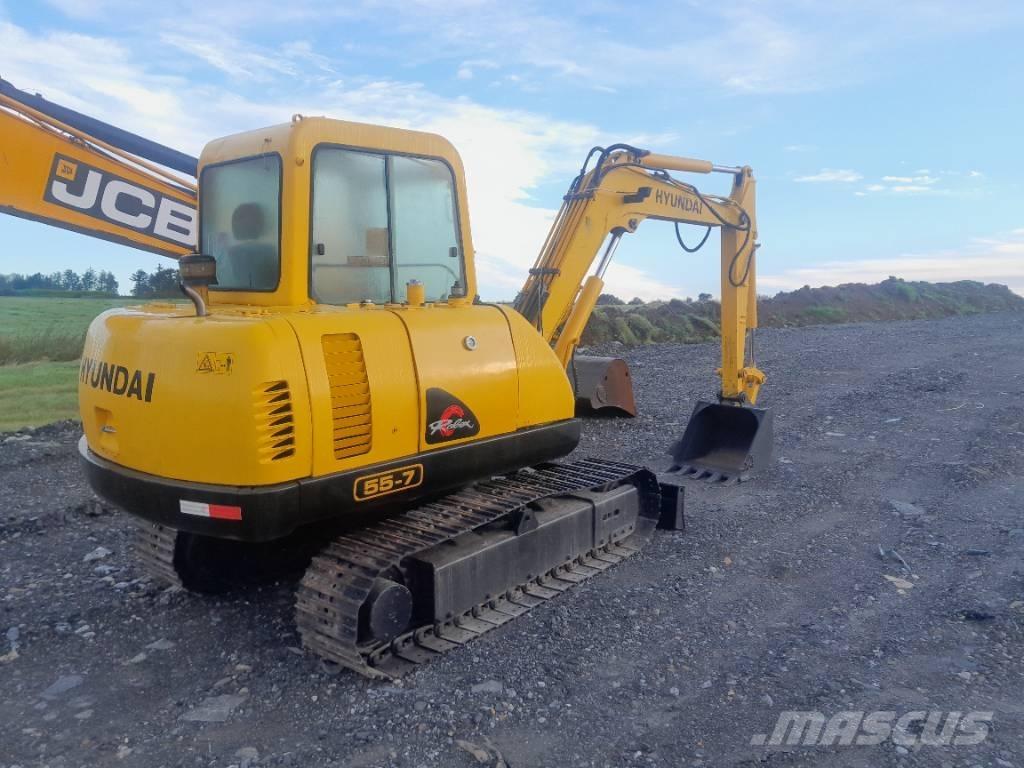 Hyundai R55-7 Pelle sur chenilles