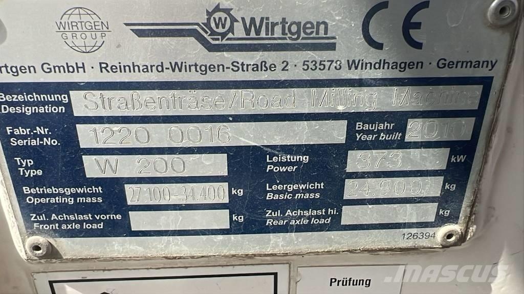 Wirtgen W 200 Tronçonneuse pour route