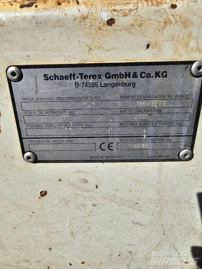 Terex HR 18 Mini pelle < 7t