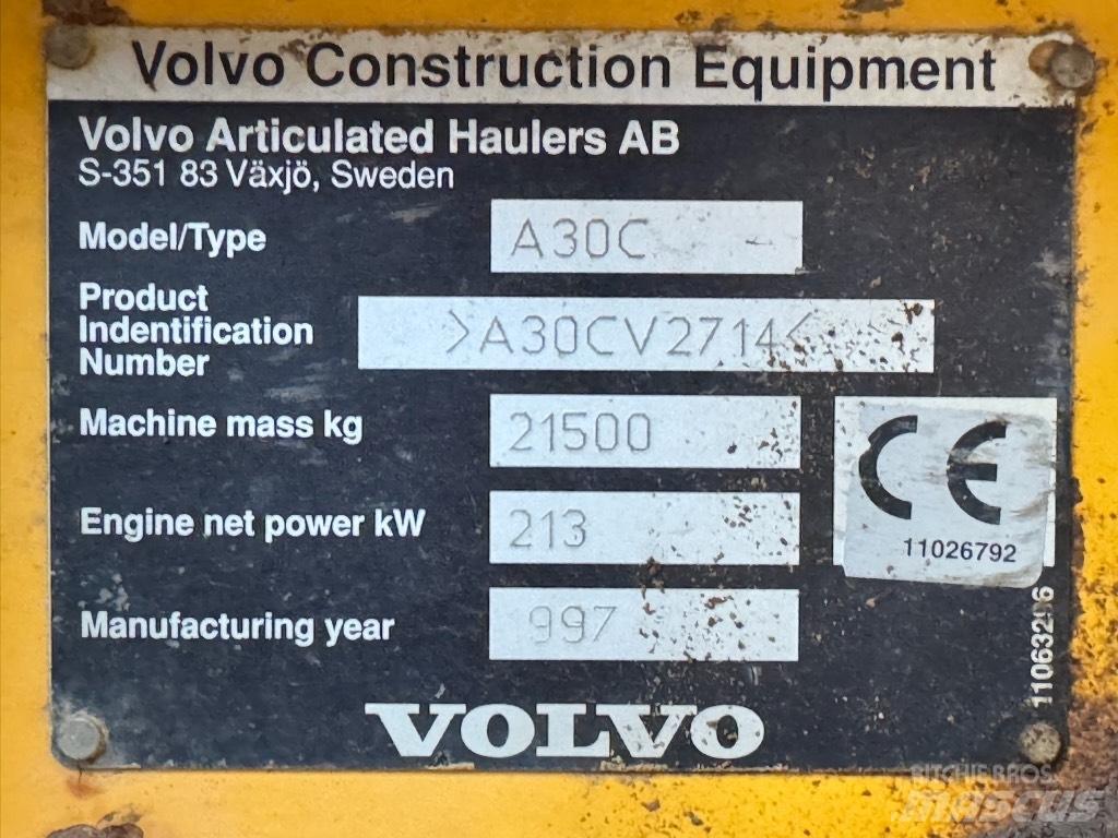 Volvo A 30 C Tombereau articulé