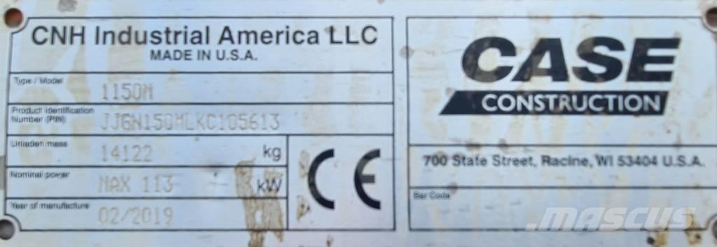 CASE 1150 M Chenilles