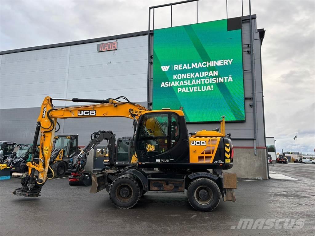 JCB JS145W T4i Pelle sur pneus