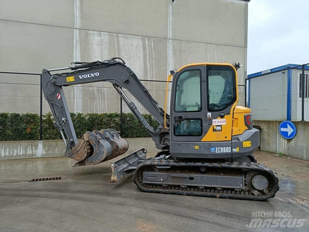 Volvo ECR 88 D Pelle sur pneus