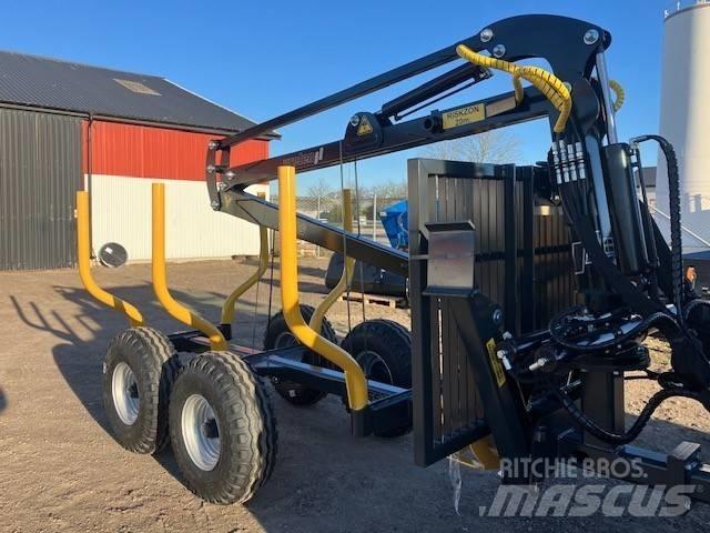 Vreten 550 Remorque forestière avec grue