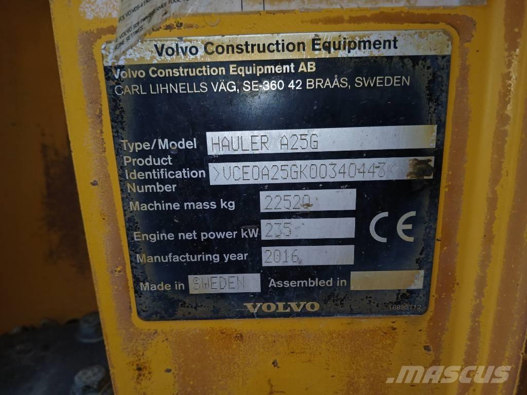 Volvo A 25 G Tombereau articulé