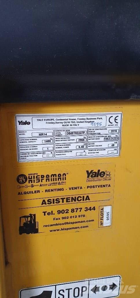 Yale MR14 Chariot à mât rétractable