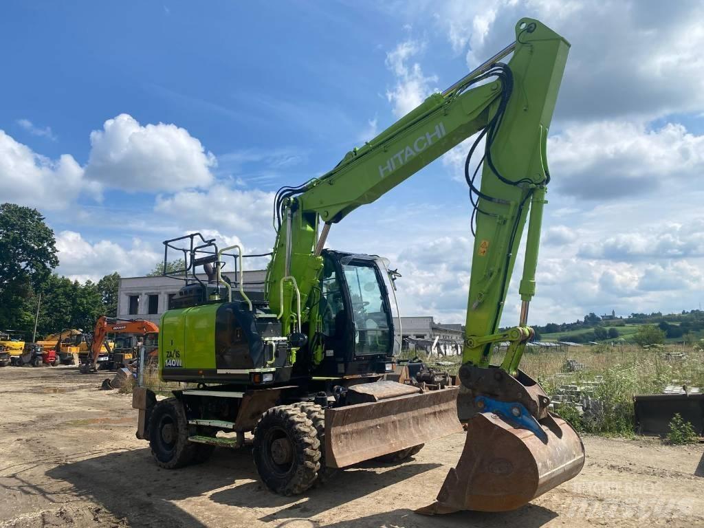 Hitachi ZX 145 W-6 Pelle sur pneus