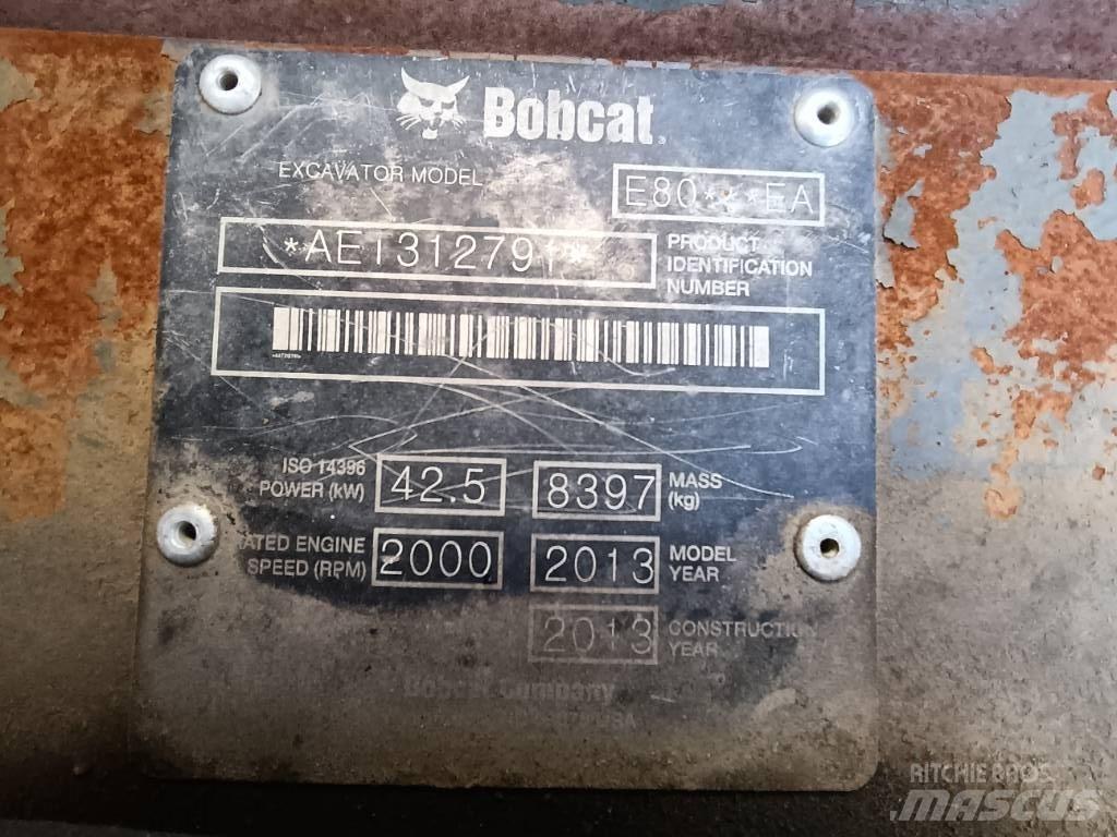 Bobcat E 80 EA Mini pelle 7t-12t