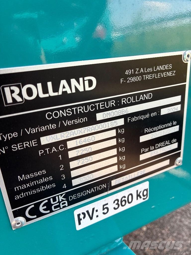 Rolland RV 852 Autre remorque agricole
