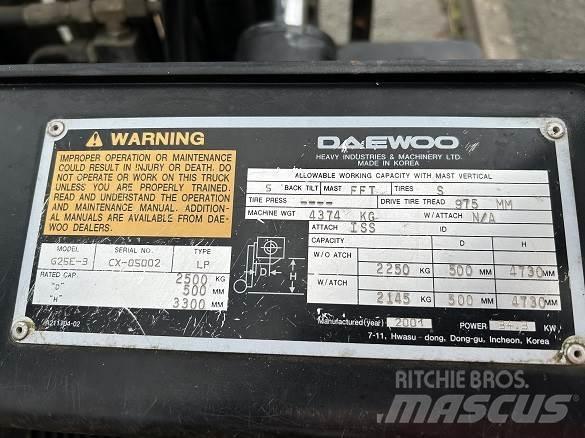 Daewoo G25E-3 Construction - Autres