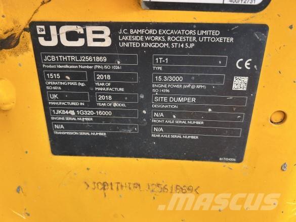 JCB DUMPER 1T-1 Mini tombereau