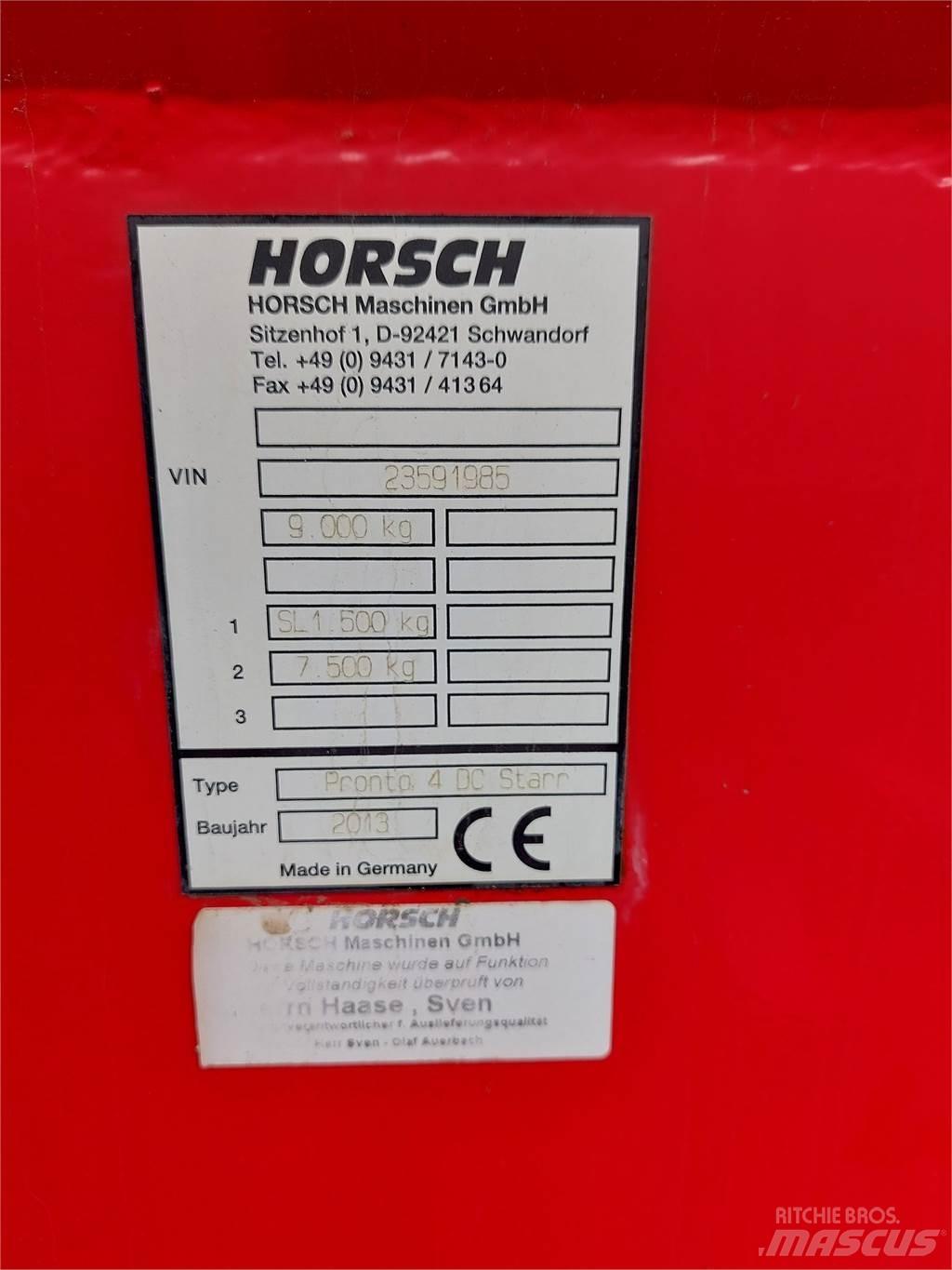 Horsch Pronto 4DC Autres outils de préparation du sol