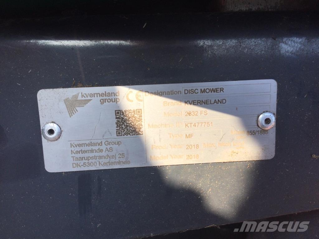 Kverneland 2832 FS Faucheuse