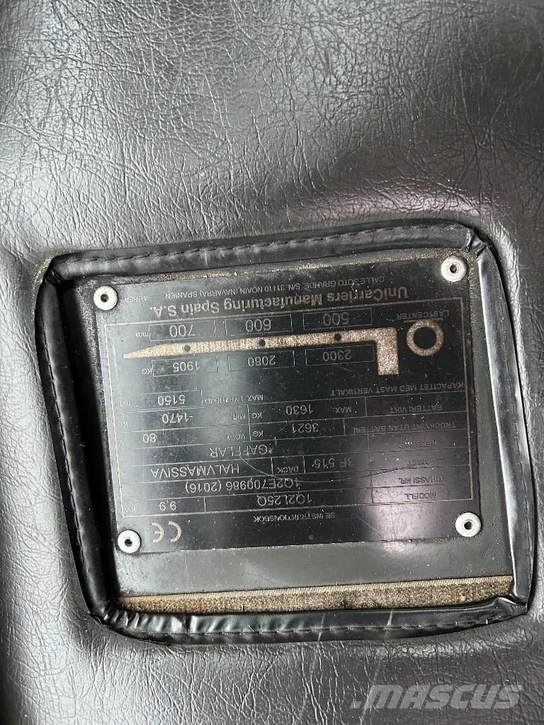 UniCarriers L25Q Chariots élévateurs électriques