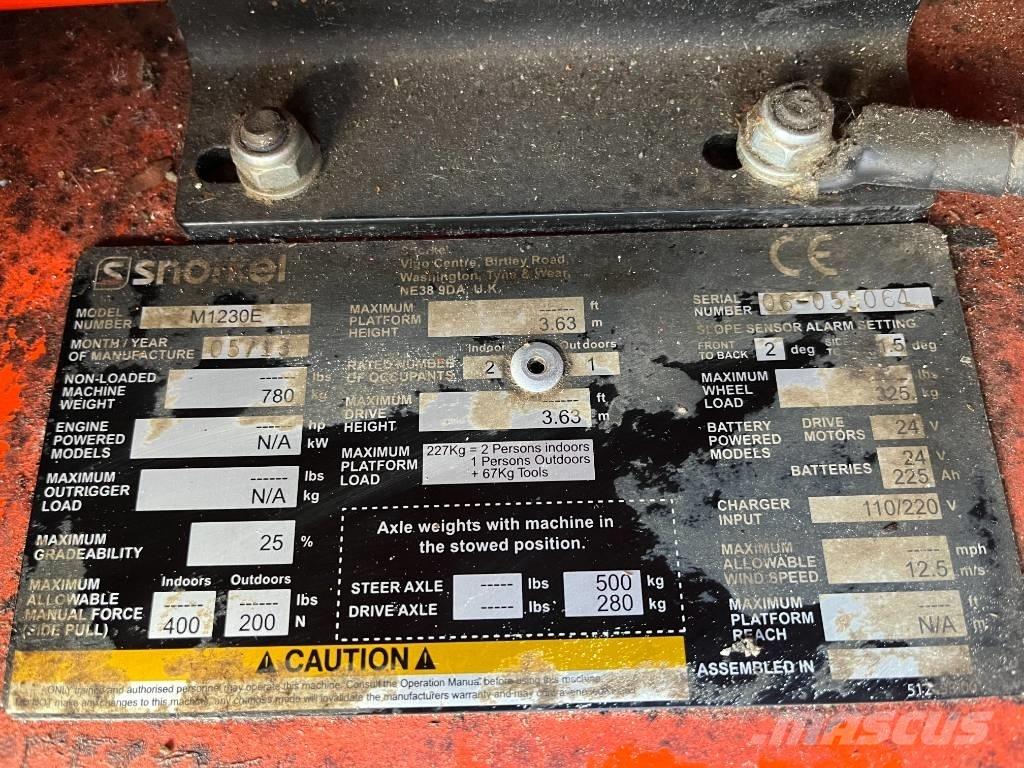 Snorkel TM 12 Mât vertical