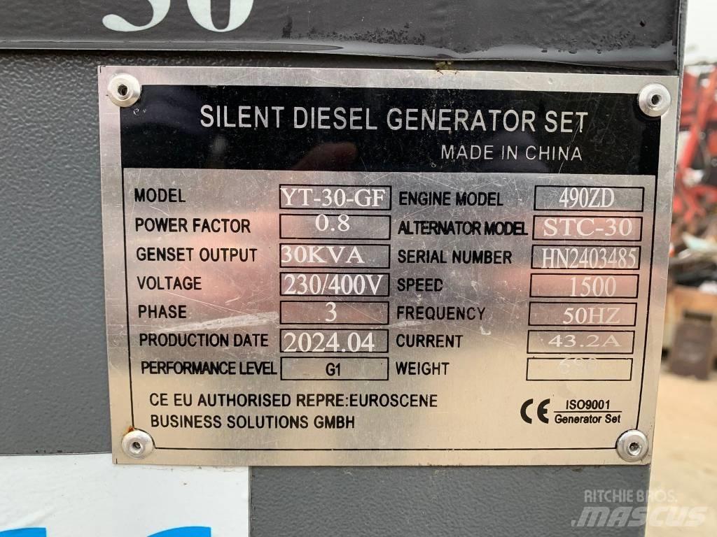  YT 30GF Générateurs diesel