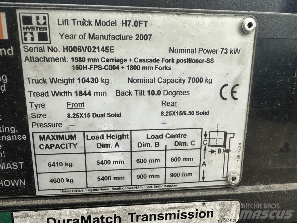 Hyster H7.0FT Chariots GPL