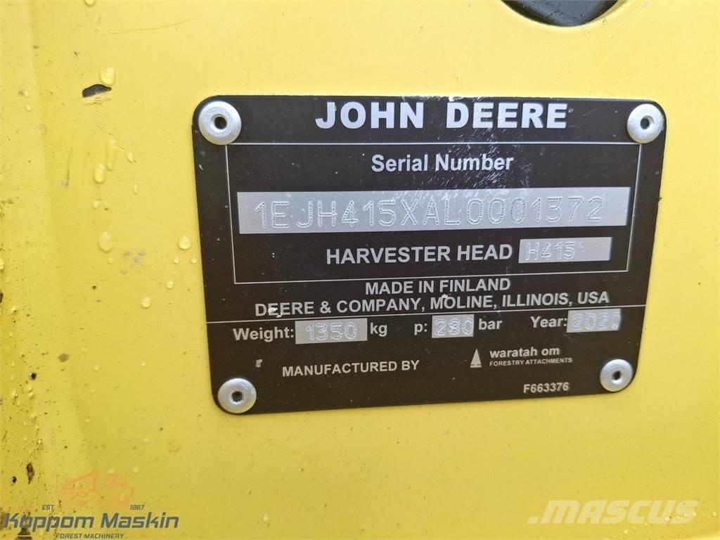 John Deere H415hd Tête d'abattage / ébranchage
