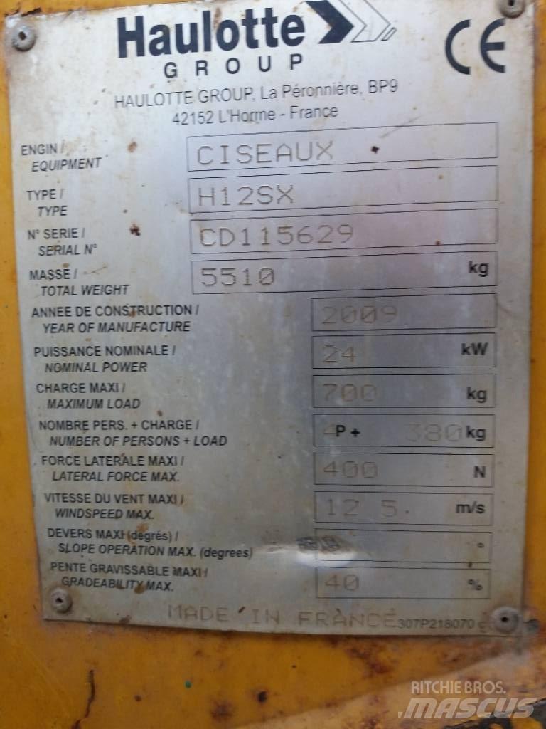 Haulotte H 12 SX Nacelle ciseaux