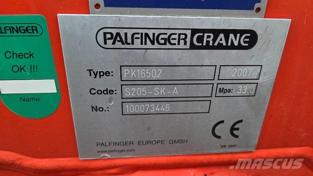 Palfinger PK 16502 Grue auxiliaire