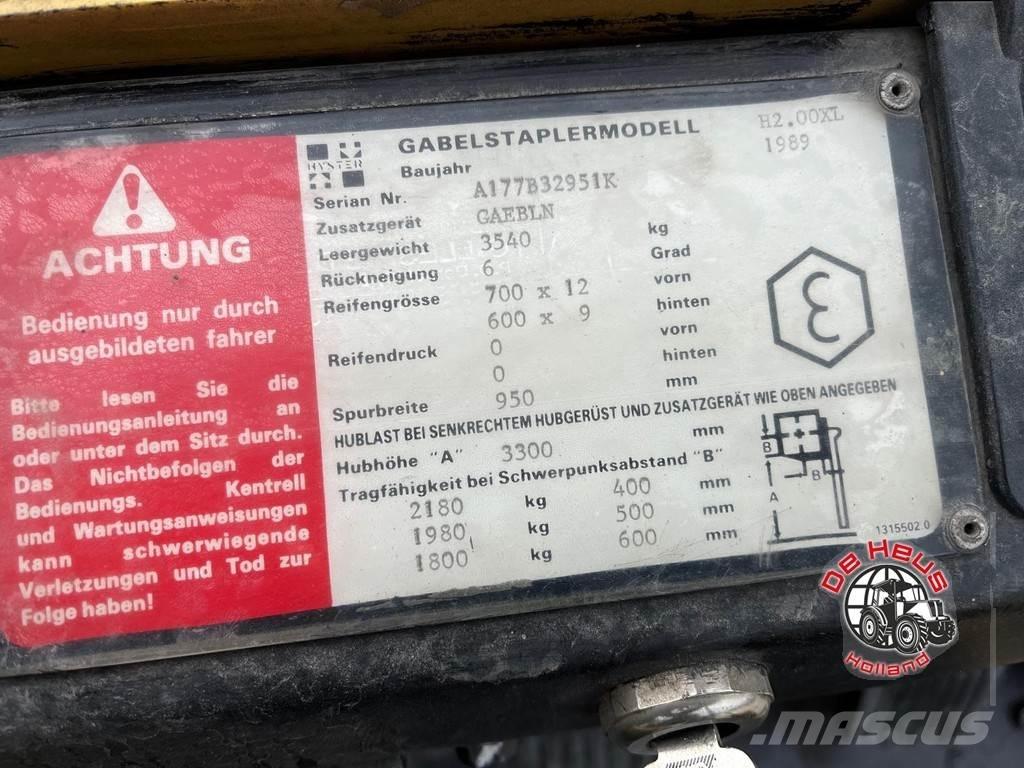 Hyster H2.00XL Autres Chariots élévateurs