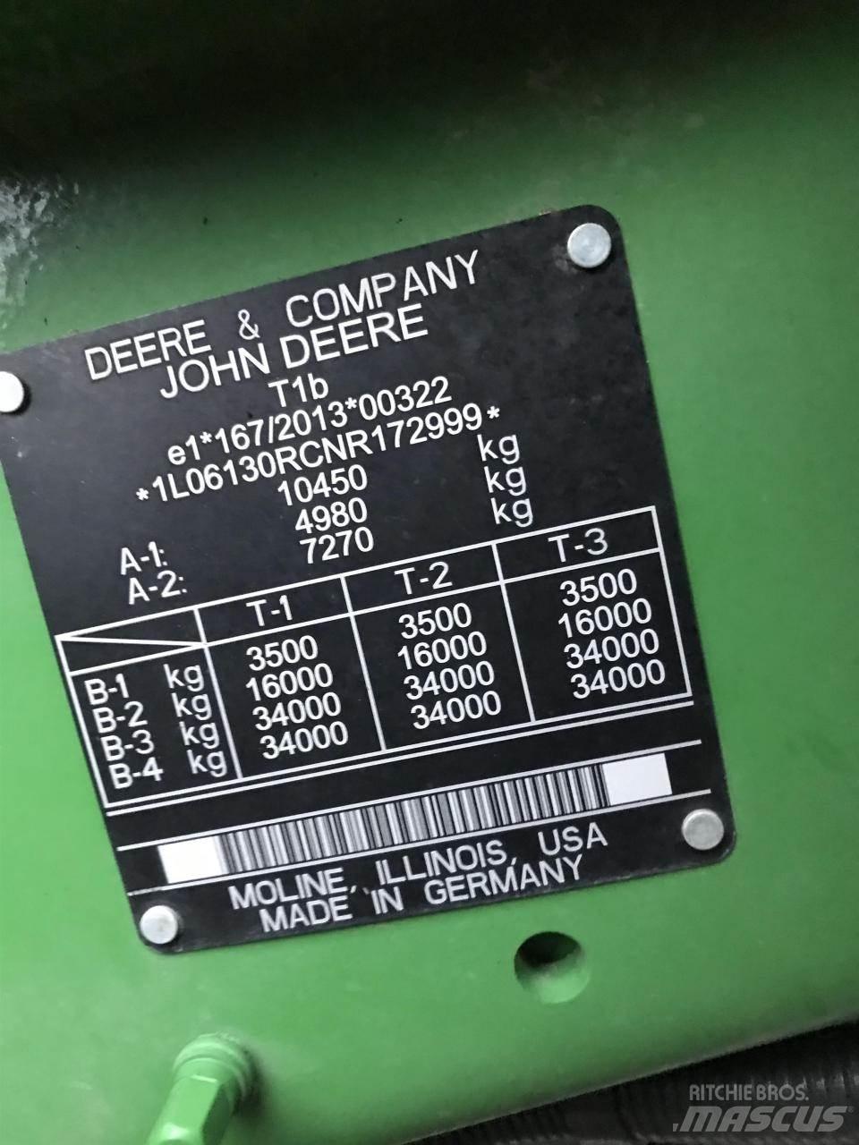 John Deere 6R 130 Tracteur