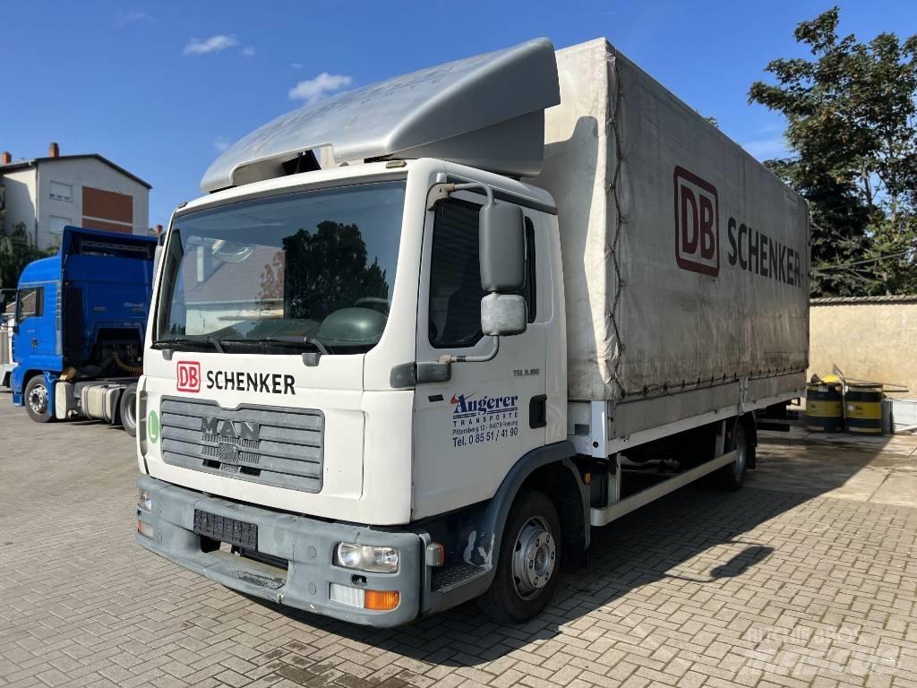 MAN TGL 8.180 Camion à rideaux coulissants (PLSC)