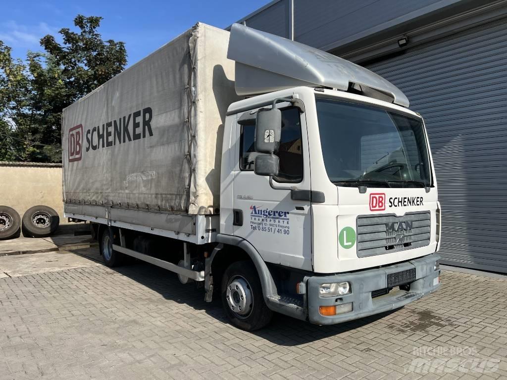 MAN TGL 8.180 Camion à rideaux coulissants (PLSC)