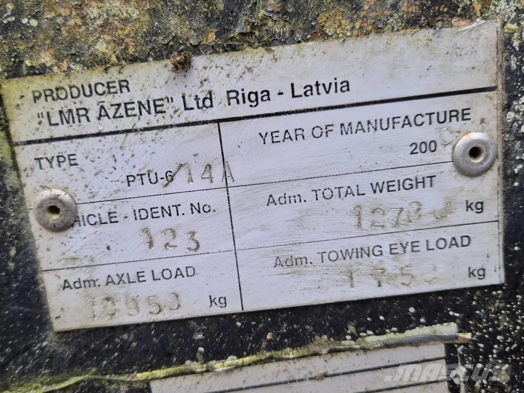 Tempo PTU-6/14A Epandeur de fumier