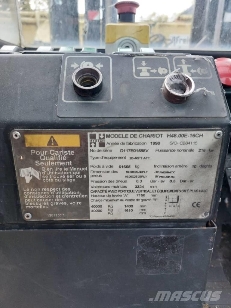 Hyster 48.00 E 16-CH Chariot élévateur gros tonnage