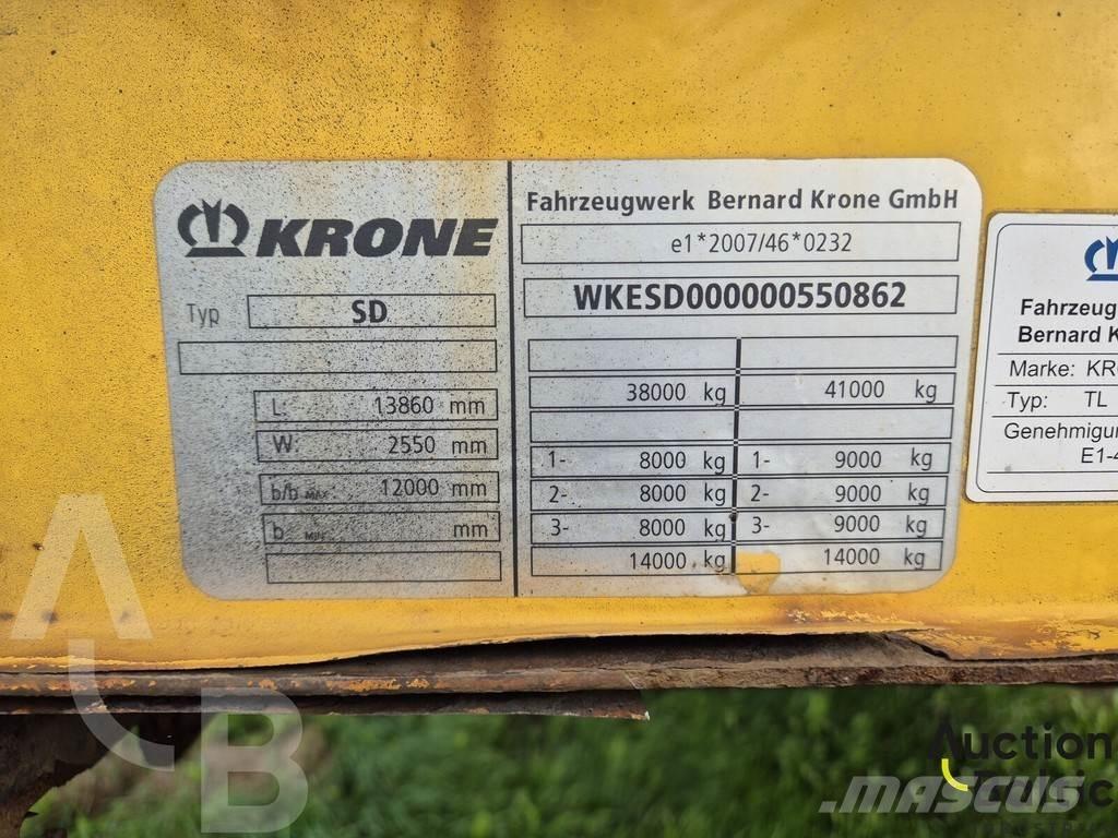 Krone SD Semi remorque à rideaux coulissants (PLSC)