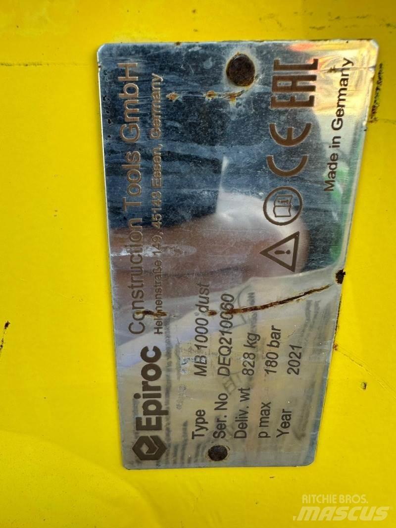 Epiroc MB1000 dust Marteau hydraulique