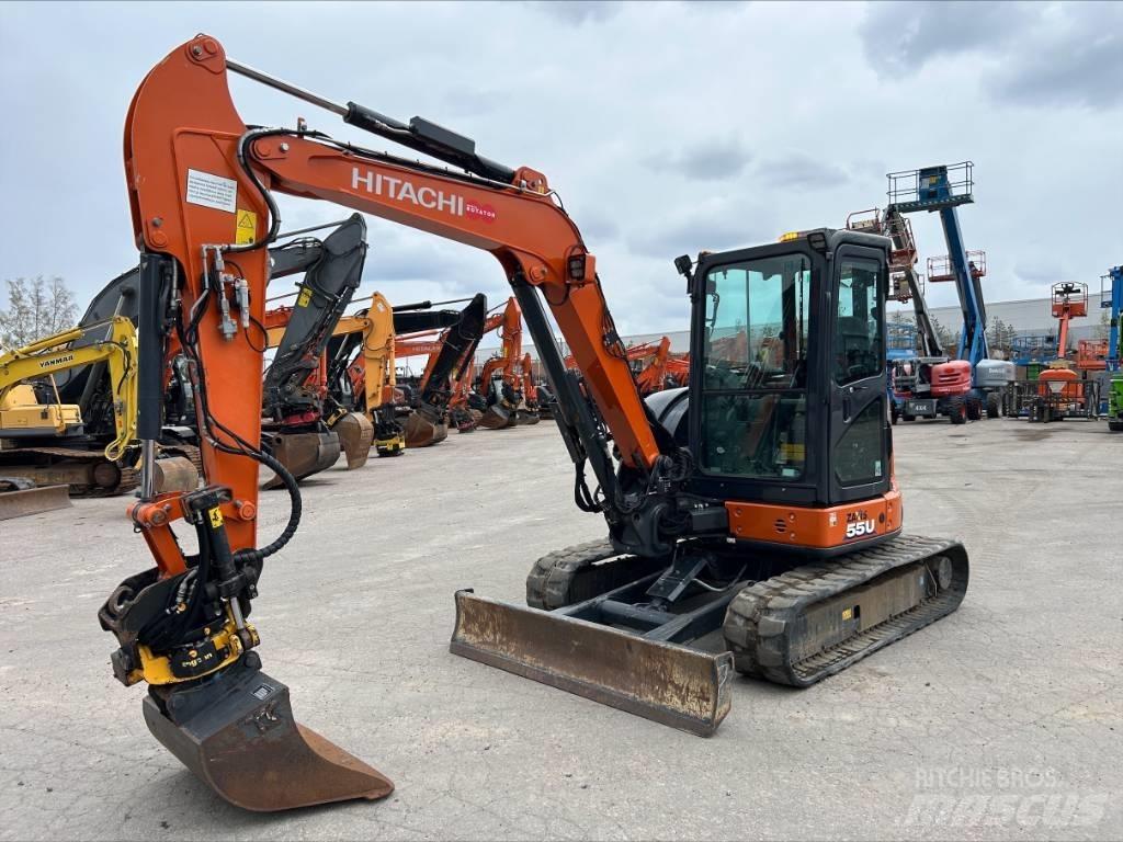 Hitachi ZX55U-6 Mini pelle < 7t
