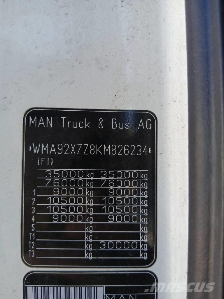 MAN TGX 35.580 Camion porte engin
