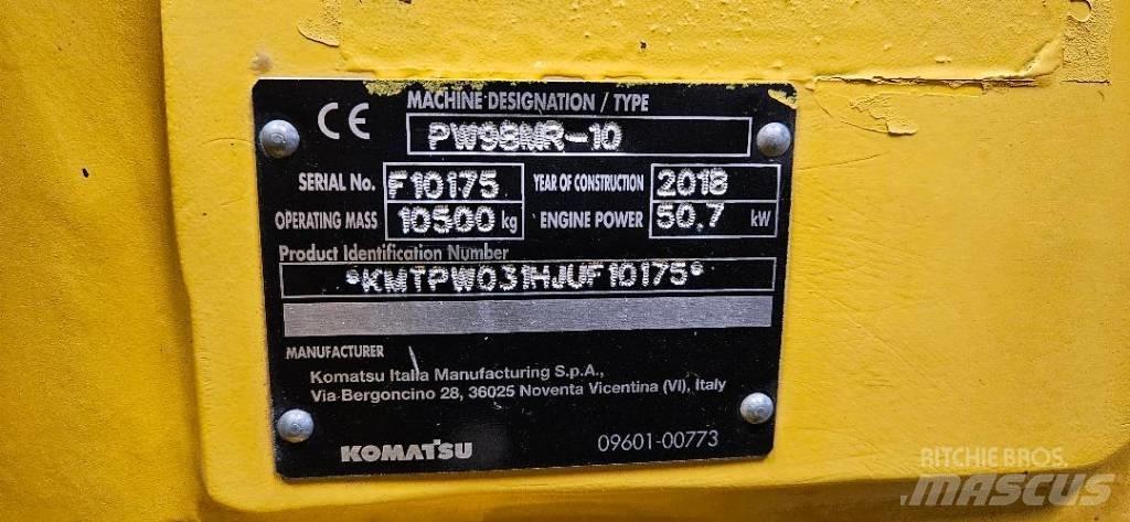Komatsu PW98 MR10 Pelle sur pneus