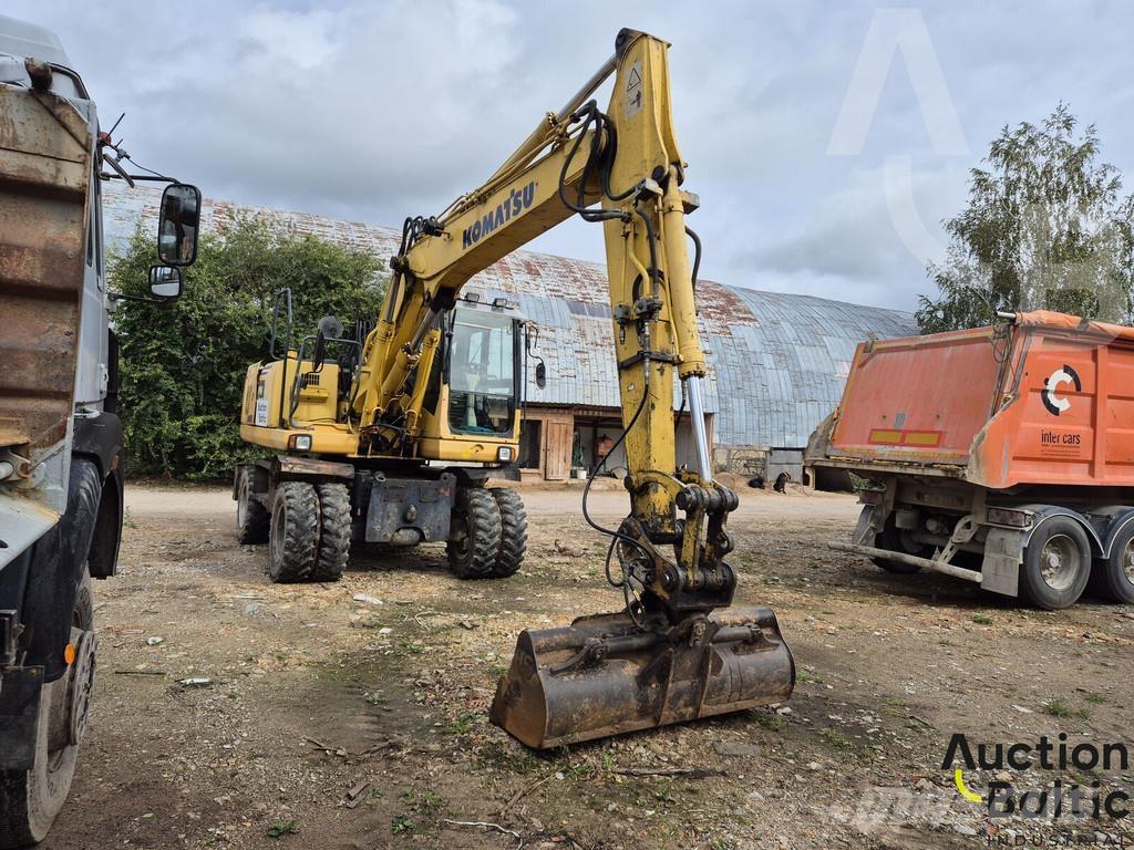 Komatsu PW160-7 Pelle sur pneus