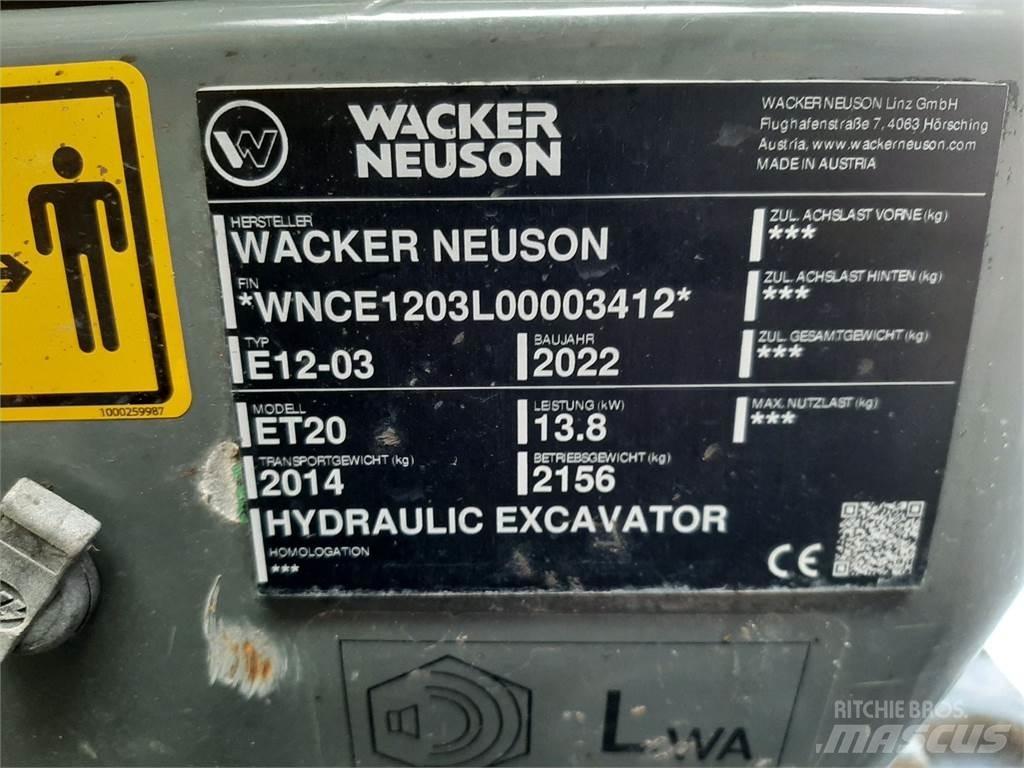 Wacker Neuson ET20 Pelle sur chenilles