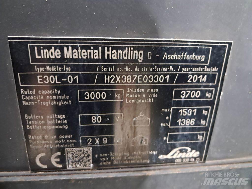 Linde E30L-01 Chariots élévateurs électriques