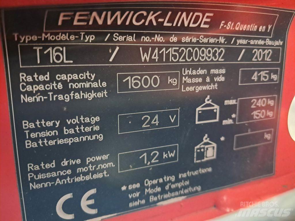 Linde T16L Transpalette accompagnant