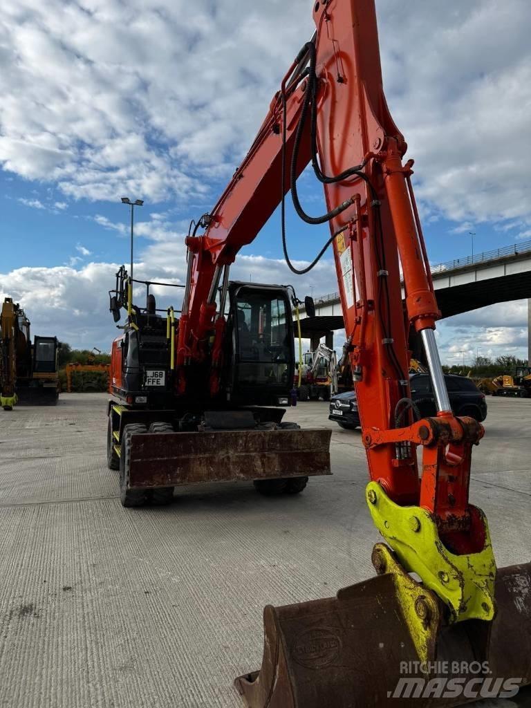 Hitachi ZX 145 W-6 Pelle sur pneus