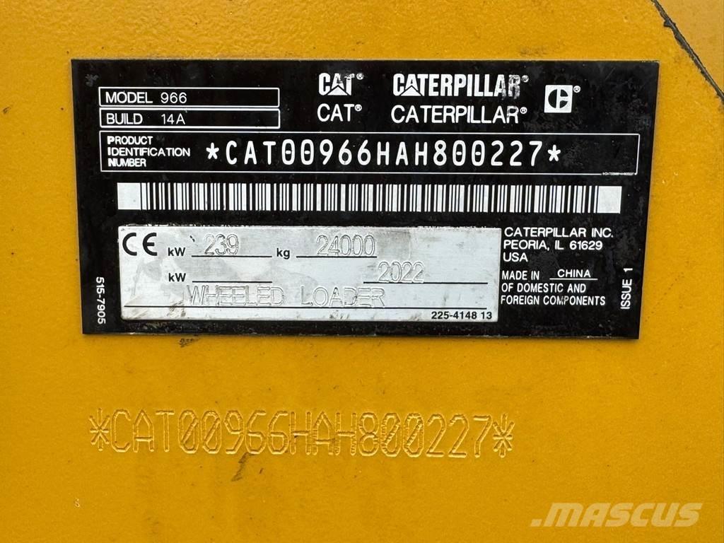 CAT 966 Chargeuse sur pneus