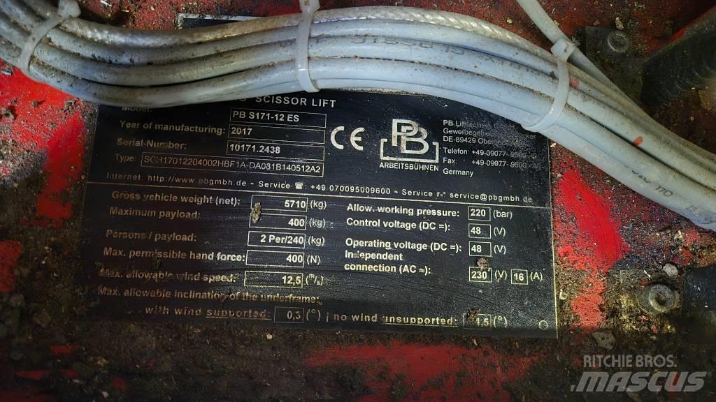 PB S 171-12 ES Nacelle ciseaux