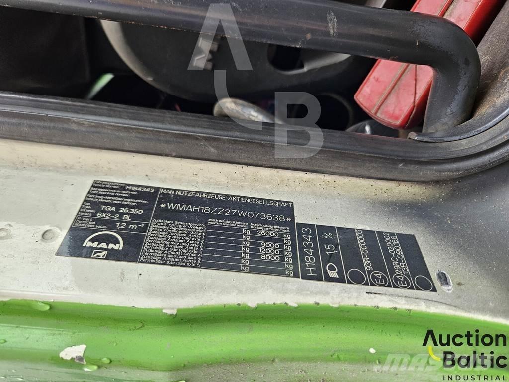 MAN TGA26.350 Camion benne