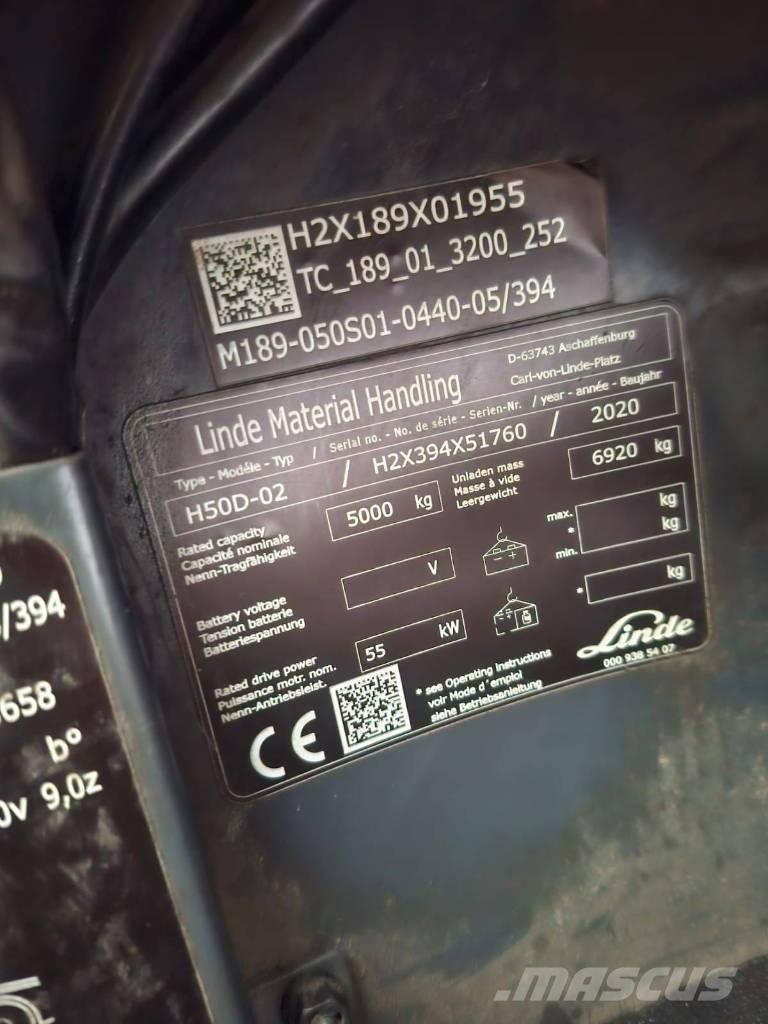 Linde H50D-02 Chariots diesel